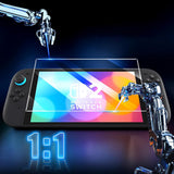 Accesoriu gaming Techsuit (set de 2) Premium Tempered Glass SwitchAura with Applicator (NS1), for Nintendo Switch 2, 9H Resistant, Transparent