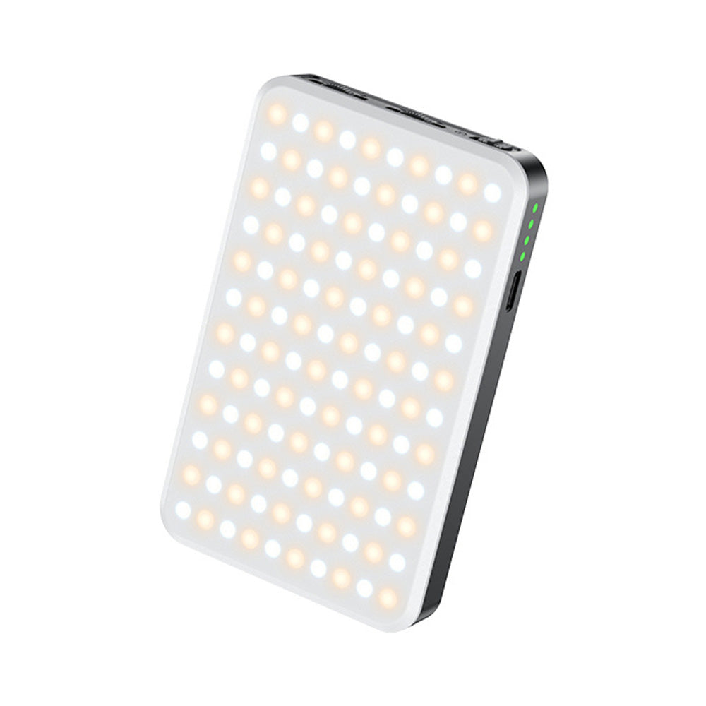 Suport Yesido Selfie Light (DH12), USB-C, 3000mAh, 6W, 120 LED, with Clip-on Design, Negru