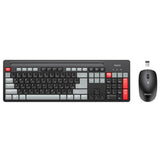 Tastatura Yesido (KB43), 2.4GHz, 104 Taste, Negru