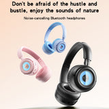 Casti Yesido Wireless (EP06), for Kids, with Bluetooth V5.3, Microphone, Support Audio Cable, 500mAh, Negru