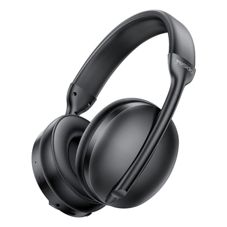 Casti Yesido Wireless (EP08), with Bluetooth V5.3, Active Noise Cancelling, Microphone, 500mAh, Negru