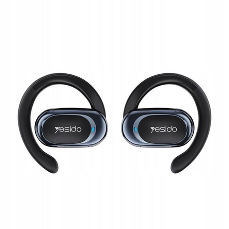 Casti Yesido (YSP13), with Bluetooth V5.3, Open-ear Design, Air Conduction Sound, 600mAh, LED, Negru