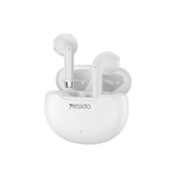 Casti Yesido (TWS21), with Bluetooth V5.3, Half-In-ear Design, Touch Control, Noise Cancelling, 320mAh, Alb