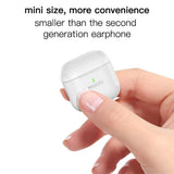 Casti Yesido (TWS17), with Bluetooth V5.1, Half-In-ear Design, 200mAh, Type-C, Alb