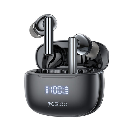 Casti Yesido (TWS23), with Noice Cancelling, Touch Control, Bluetooth V5.3, In-ear Design, 300mAh, Negru