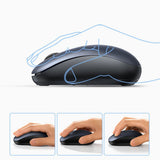 Tastatura/Mouse Ugreen Wireless Mouse MU105 (90550), 800/1200/1600/2400 DPI, Albastru Inchis