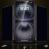 Folie de protectie ESR Corning Gorilla Glass UltraFit Privacy™ (set de 3) compatibil cu iPhone 17 Pro Max, Negru