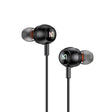 Casti Mcdodo Wired Earphones (HP-5830), Type-C, RGB Lighting, Aluminium Alloy, Nylon, DAC, In-Ear Design, 1.2m, Negru