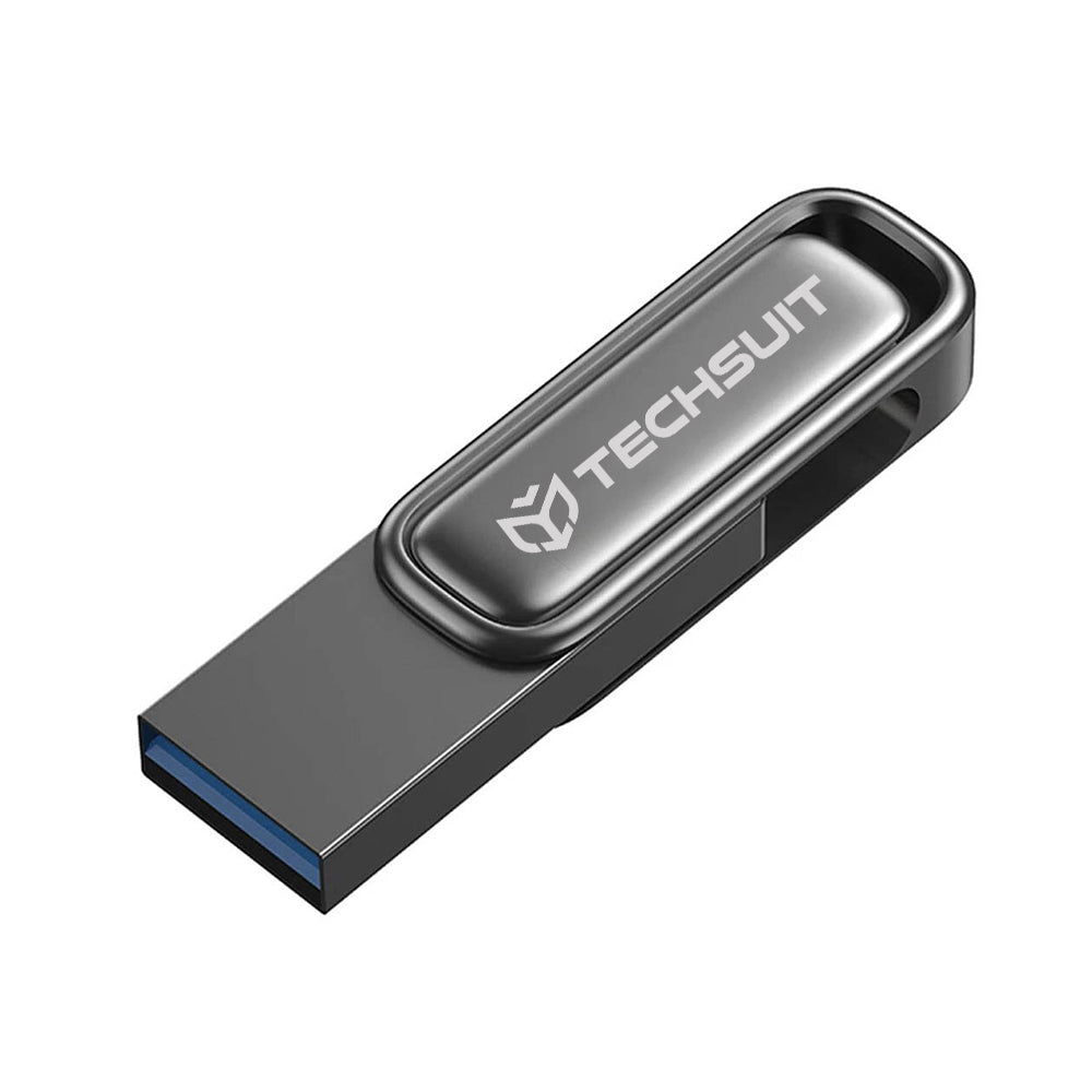 Stick de Memorie Techsuit THSM33 (THSM33132), 32GB, 80M/s, Gri