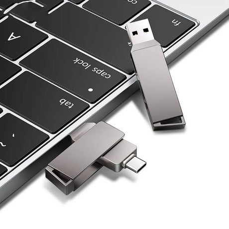 Stick Memorie Techsuit THSM19 (THSM19816), USB 3.0, Type-C, 16GB, Gri
