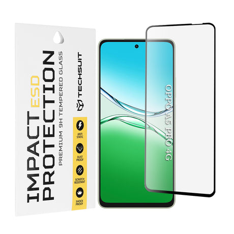 Folie de protectie Techsuit ESD Glass compatibil cu Oppo A5 Pro 4G / A5 Pro 5G, Negru