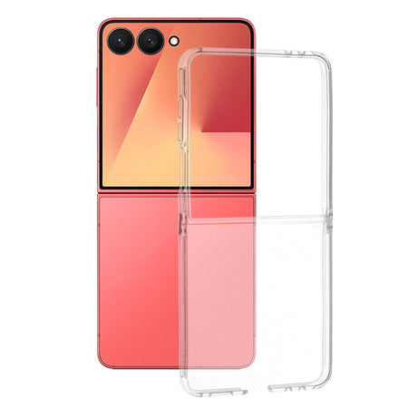 Husa de protectie Techsuit Clear Silicone compatibil cu Samsung Galaxy Z Flip7, Transparent