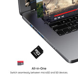 Card de memorie Techsuit THCM11 (THCM11964), MicroSDHC, 64GB, Negru