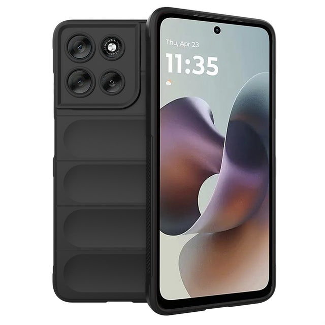 Husa de protectie Techsuit Magic Shield compatibil cu Motorola Moto G56, Negru