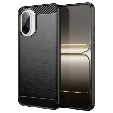 Husa de protectie Techsuit Carbon Silicone compatibil cu OnePlus Nord CE5, Negru