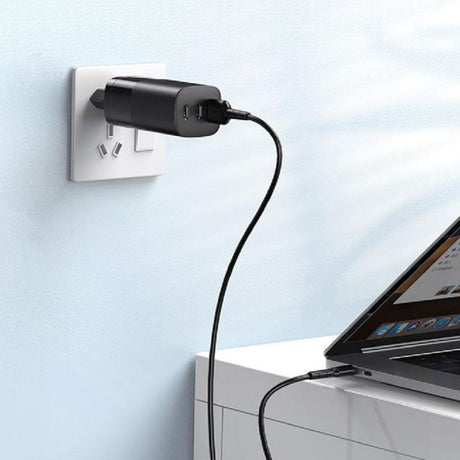 Incarcator Havit (UC10), 2x Type-C, USB, PD65W, Fast Charging, Negru