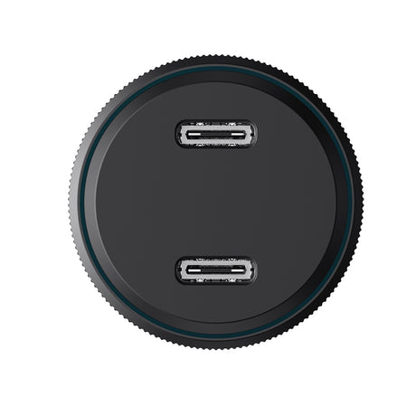Incarcator Havit Car (CC2014), 2x Type-C, PD30W, 3A, PC, Aluminum Alloy, Negru