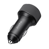 Incarcator Havit Car (CC2014), 2x Type-C, PD30W, 3A, PC, Aluminum Alloy, Negru