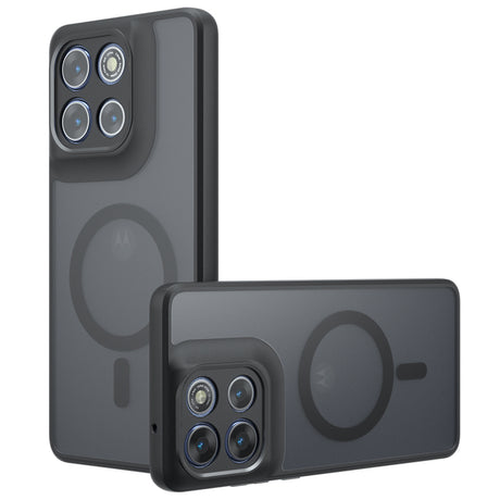Husa de protectie Techsuit PureFrost MagSafe compatibil cu Motorola Moto G86 / G86 Power, Negru Mat