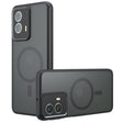 Husa de protectie Techsuit PureFrost MagSafe compatibil cu Motorola Moto G85, Negru Mat