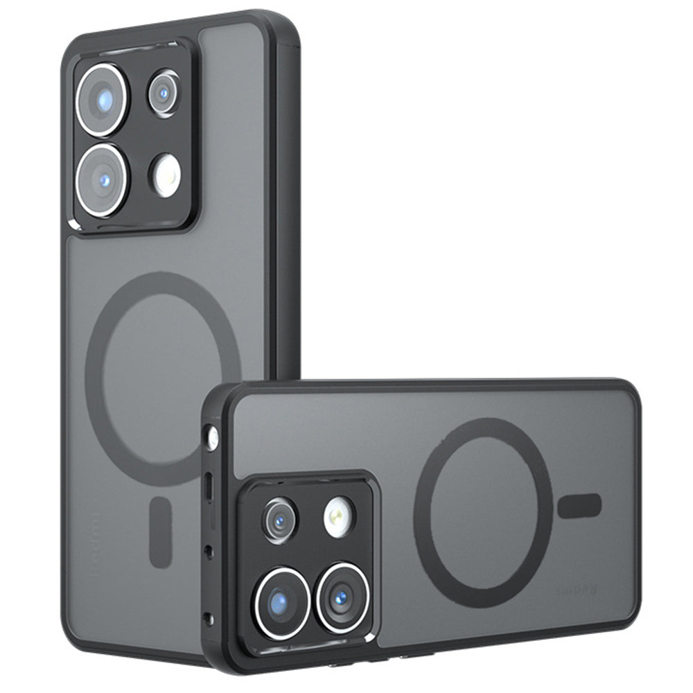 Husa de protectie Techsuit PureFrost MagSafe compatibil cu Xiaomi Redmi Note 13 Pro 5G / Poco X6, Negru Mat