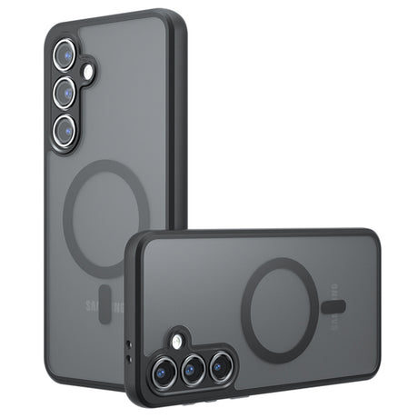 Husa de protectie Techsuit PureFrost MagSafe compatibil cu Samsung Galaxy S25, Negru Mat