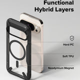 Husa de protectie Ringke Fusion X MagSafe compatibil cu Google Pixel 10 / 10 Pro, Negru