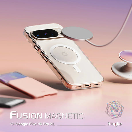 Husa de protectie Ringke Fusion MagSafe compatibil cu Google Pixel 10 Pro XL, Transparent