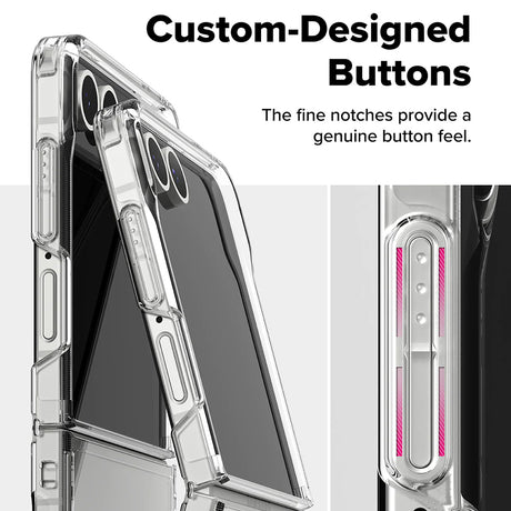 Husa de protectie Ringke Fusion compatibil cu Samsung Galaxy Z Flip7, Transparent