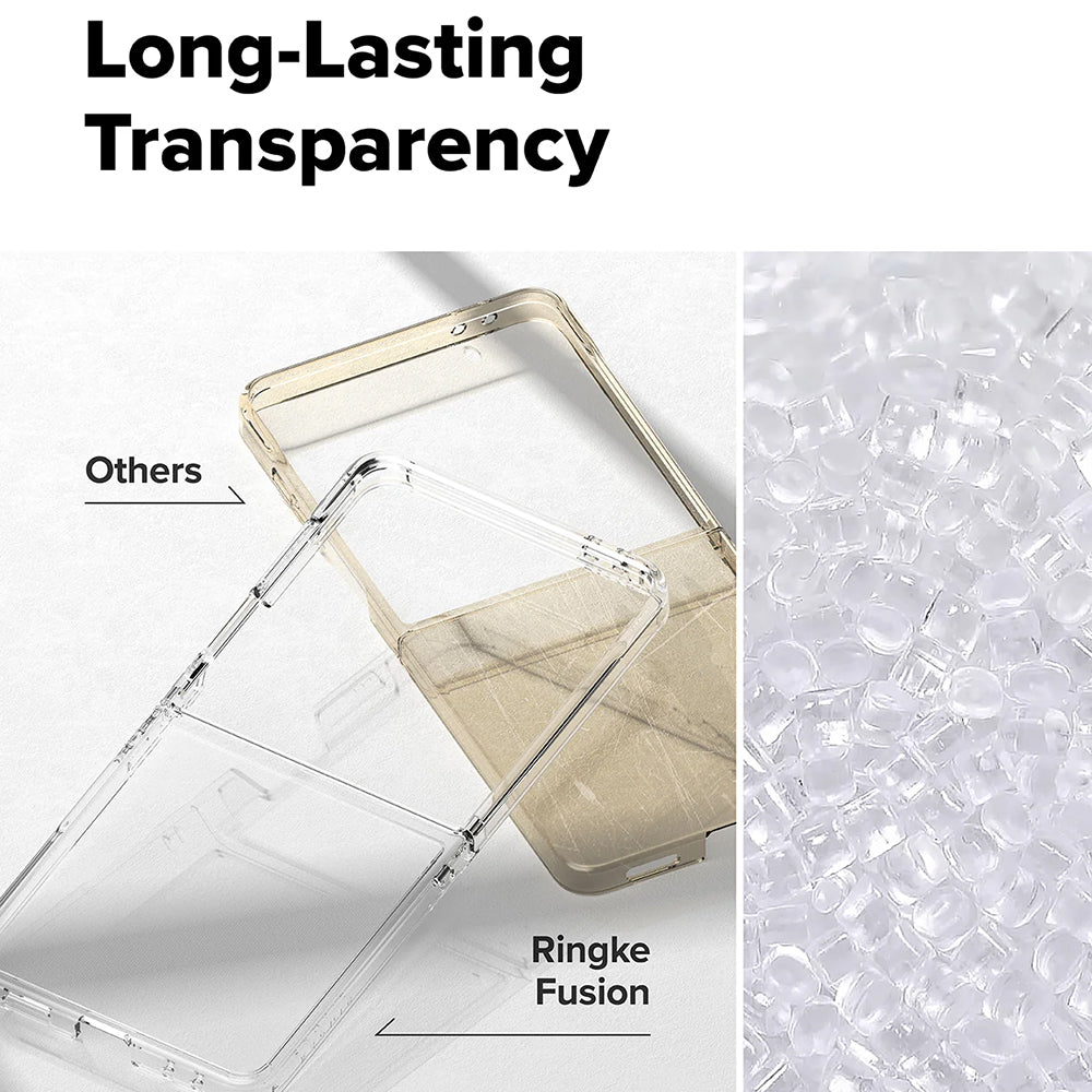 Ringke Fusion átlátszó tok Samsung Galaxy Z Flip7 készülékhez