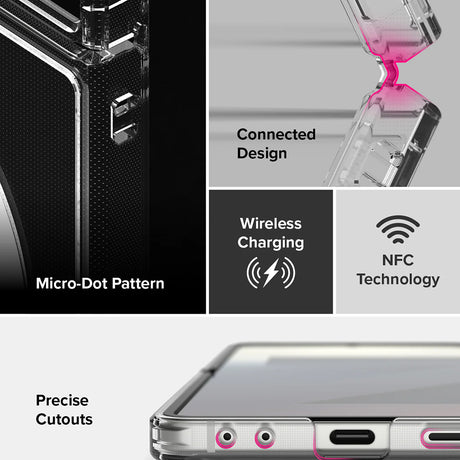 Husa de protectie Ringke Fusion MagSafe compatibil cu Samsung Galaxy Z Flip7, Transparent