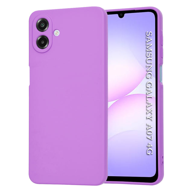Husa de protectie Techsuit SoftFlex compatibil cu Samsung Galaxy A07 4G, Mov