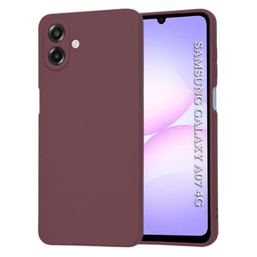 Husa de protectie Techsuit SoftFlex compatibil cu Samsung Galaxy A07 4G, Plum Red