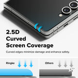 Folie pentru Samsung Galaxy Z Flip7 (set 2) - Ringke Cover Display Easy Slide Tempered Glass Pro - Clear