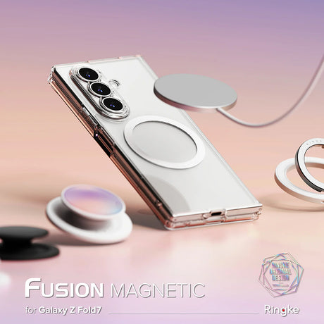 Husa de protectie Ringke Fusion MagSafe compatibil cu Samsung Galaxy Z Fold7, Transparent