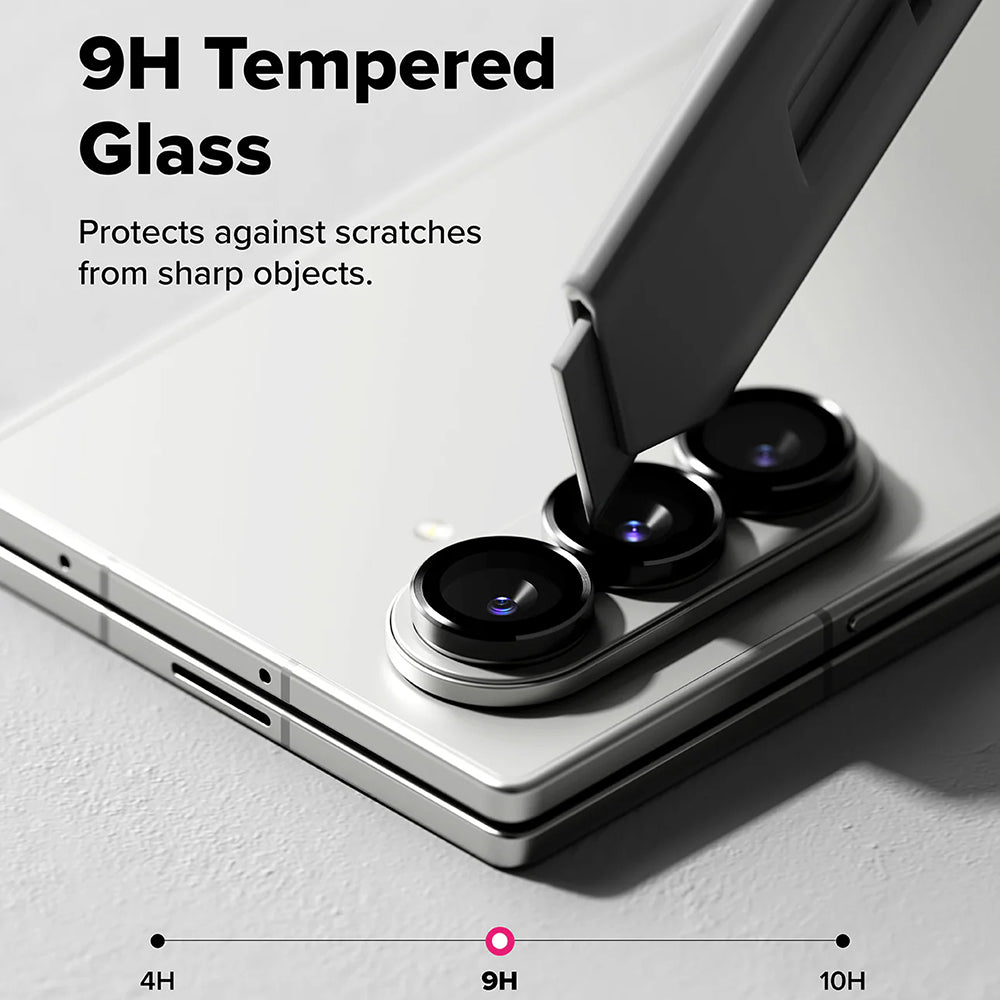 Folie de protectie Ringke Camera Lens Frame Glass (set de 2) compatibil cu Samsung Galaxy Z Fold7, Negru
