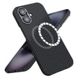 Husa de protectie Techsuit Aramid Fiber MagSafe compatibil cu iPhone 16, Negru