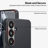 Husa de protectie Techsuit Aramid Fiber MagSafe compatibil cu Google Pixel 9 Pro XL, Negru