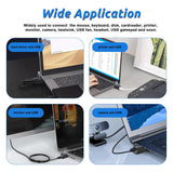Hub/Dock Techsuit Mini Docking Station EchoLink 3 in 1 (H11), USB to 2x USB 2.0, 1x USB 3.0, 5Gbps, Negru