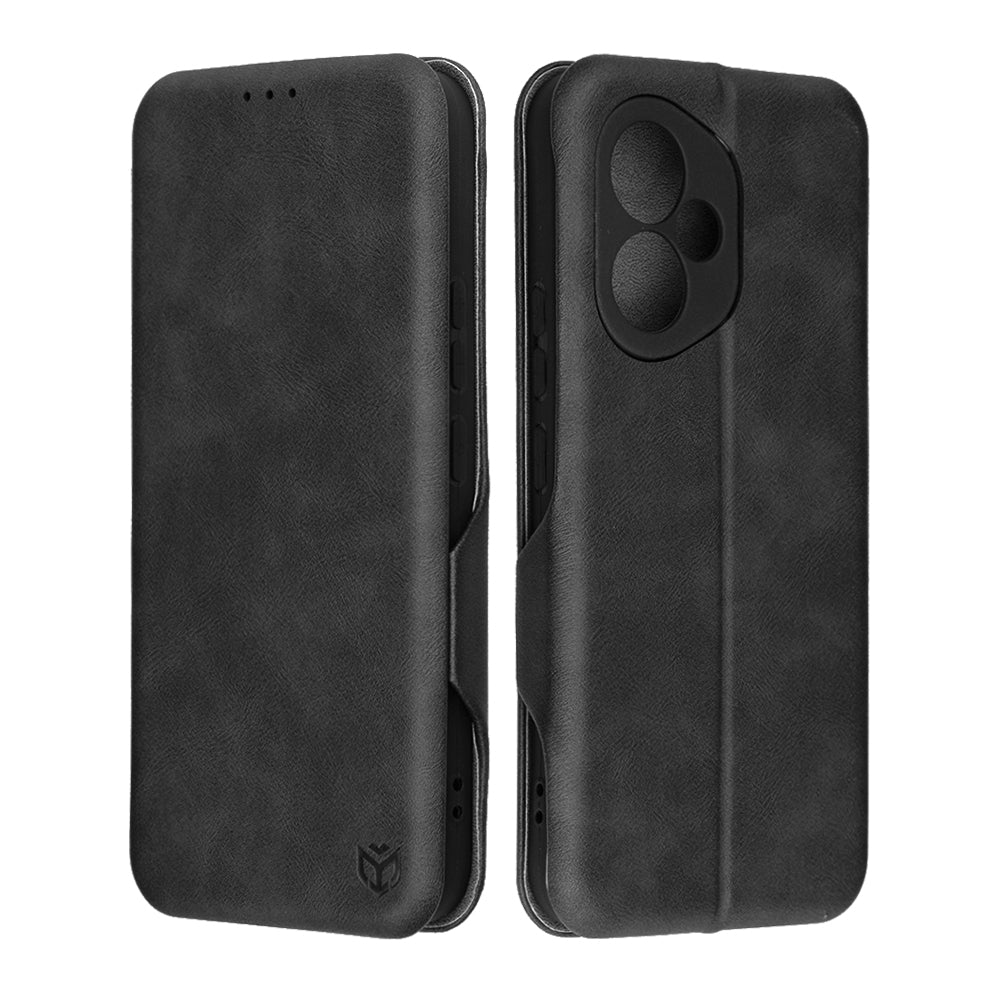 Husa de protectie Techsuit Safe Wallet Plus compatibil cu Honor 400, Negru