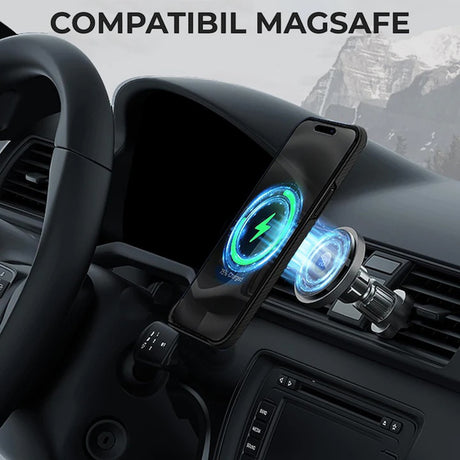 Husa de protectie Techsuit Aramid Fiber MagSafe compatibil cu iPhone 17 Pro Max, Negru