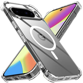 Husa de protectie Techsuit Shockproof Clear Silicone MagSafe compatibil cu Google Pixel 10 / 10 Pro, Transparent