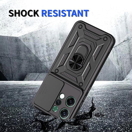 Husa de protectie Techsuit CamShield Series compatibil cu Oppo Reno14 F / Reno14 FS 5G, Negru