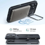 Husa de protectie ESR Classic Hybrid HaloLock Kickstand compatibil cu iPhone 17 Pro Max, Negru Mat