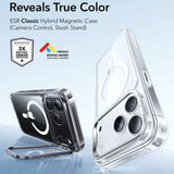 Husa de protectie ESR Classic Hybrid HaloLock Kickstand compatibil cu iPhone 17 Pro, Transparent