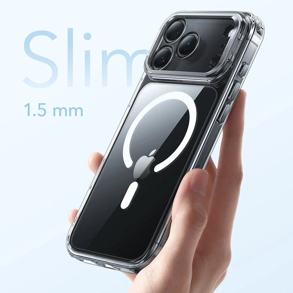 Husa de protectie ESR Classic Hybrid HaloLock Kickstand compatibil cu iPhone 17 Pro Max, Transparent