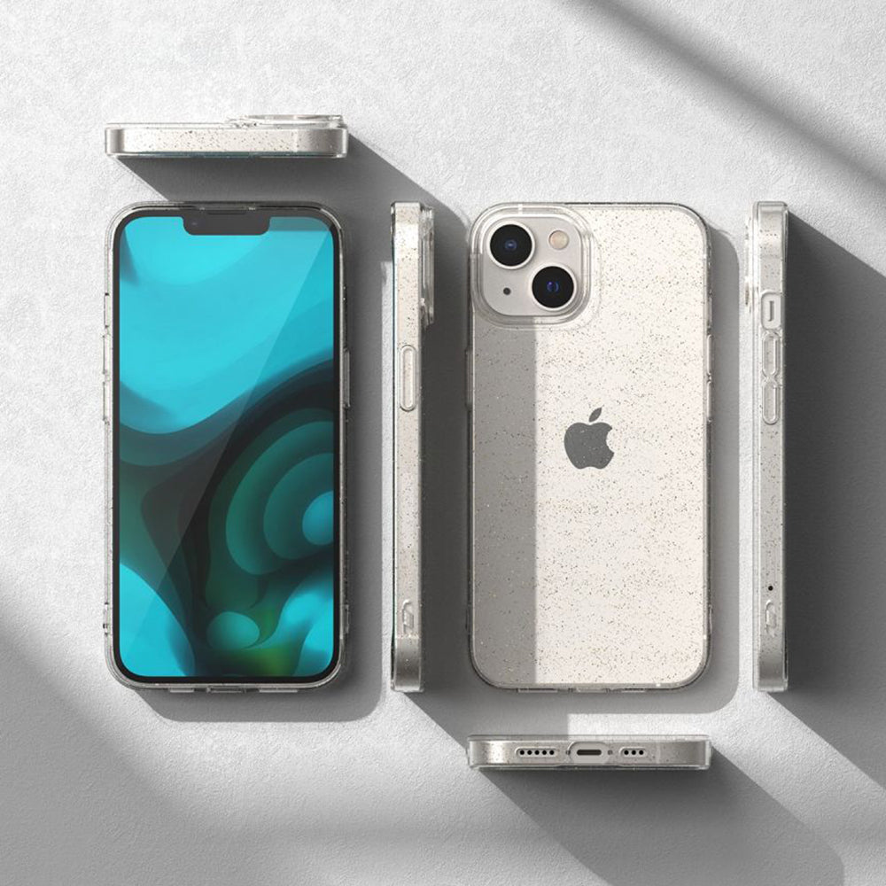Husa de protectie Techsuit SparkleSkin Series compatibil cu iPhone 17, Transparent