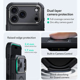 Husa de protectie ESR Cyber Armor Kickstand compatibil cu iPhone 17 Pro, Negru