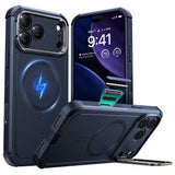 Husa de protectie ESR Cyber Armor Kickstand compatibil cu iPhone 17 Pro Max, Albastru