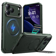 Husa de protectie ESR Cyber Armor Kickstand compatibil cu iPhone 17 Pro, Verde